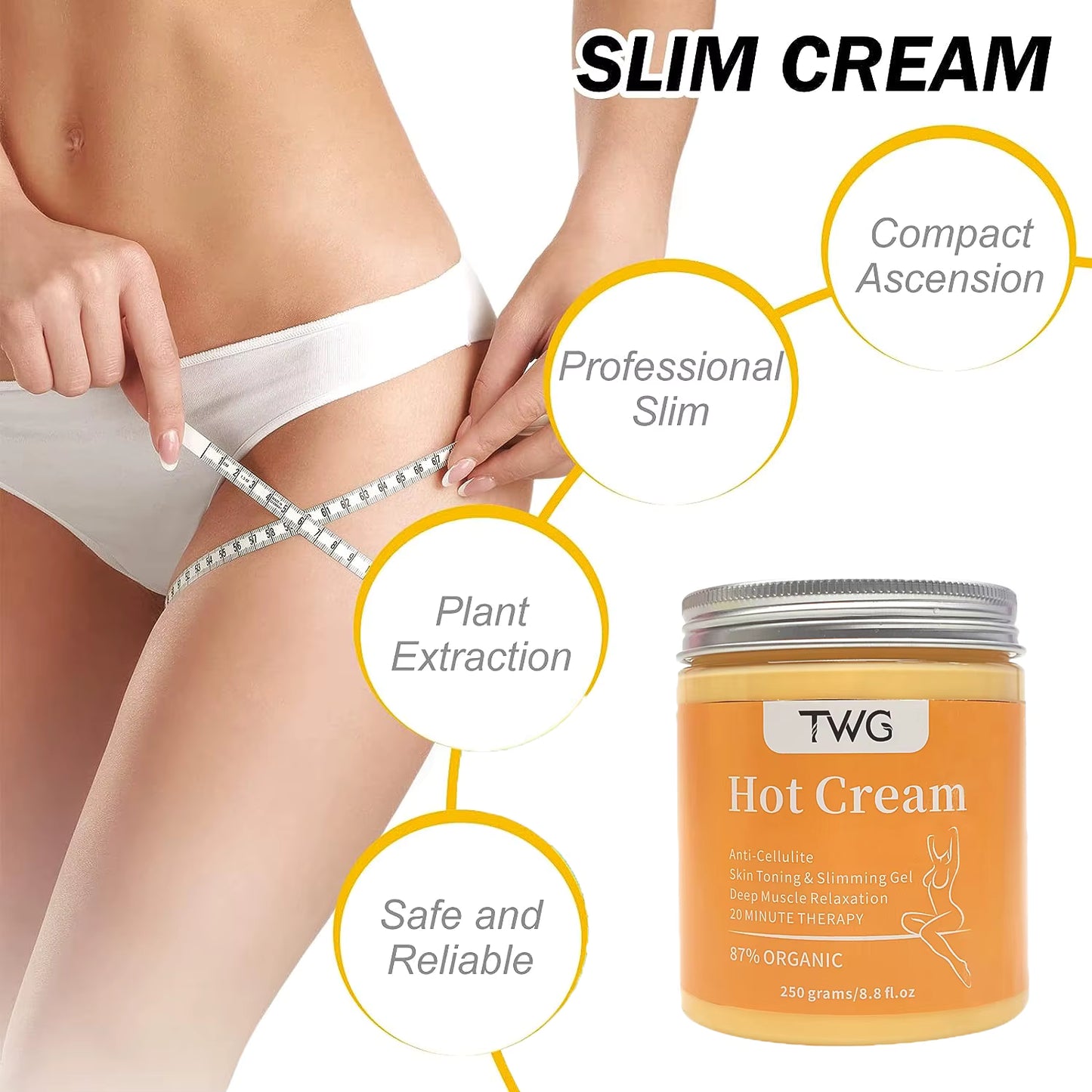 TWG 250g Fat Burning Cream