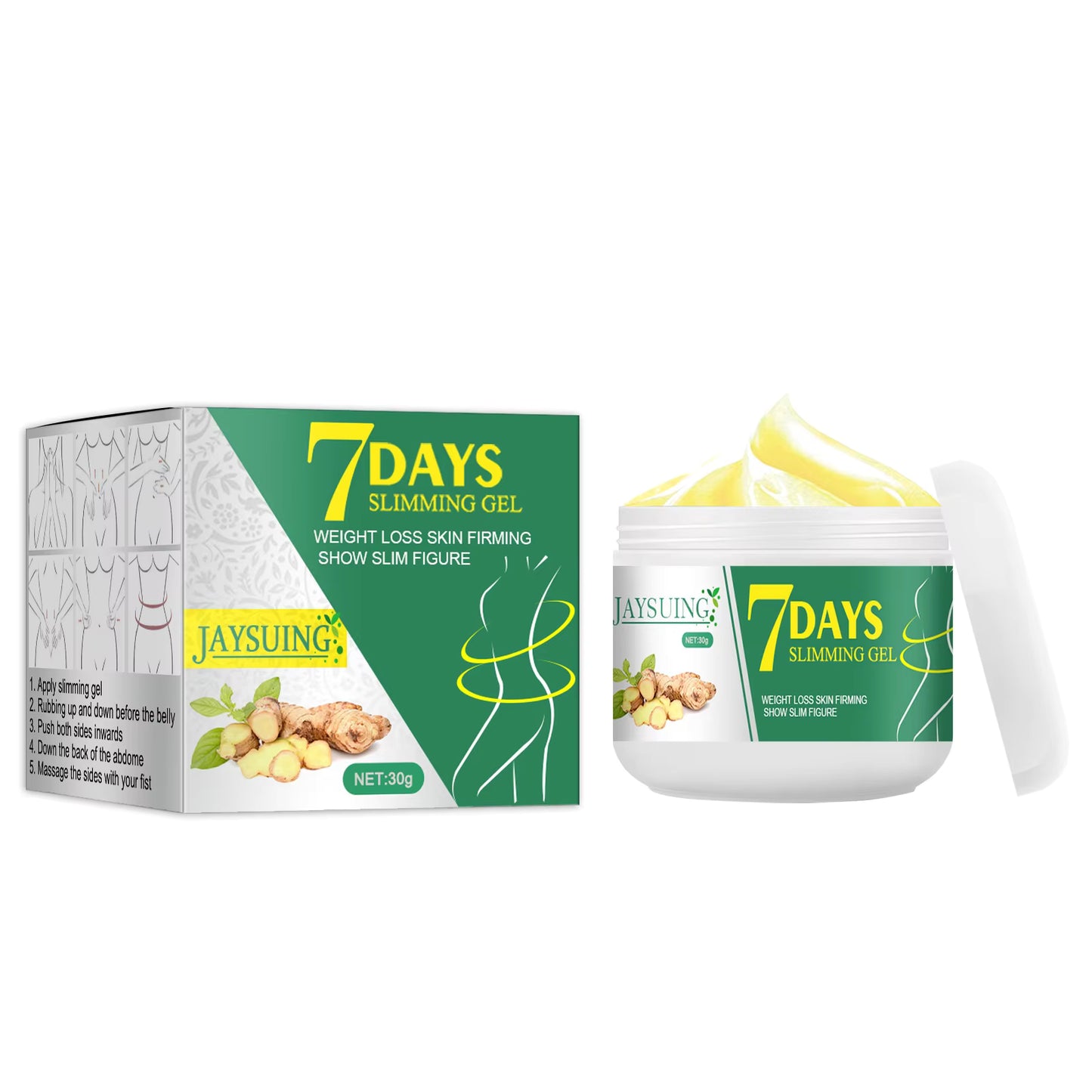 7 DAYS Ginger Slimming Cream Fast Weight Loss