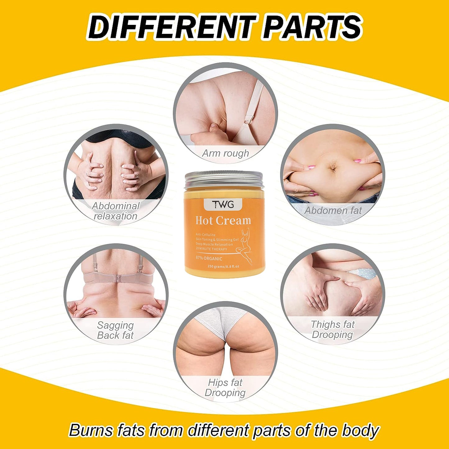 TWG 250g Fat Burning Cream