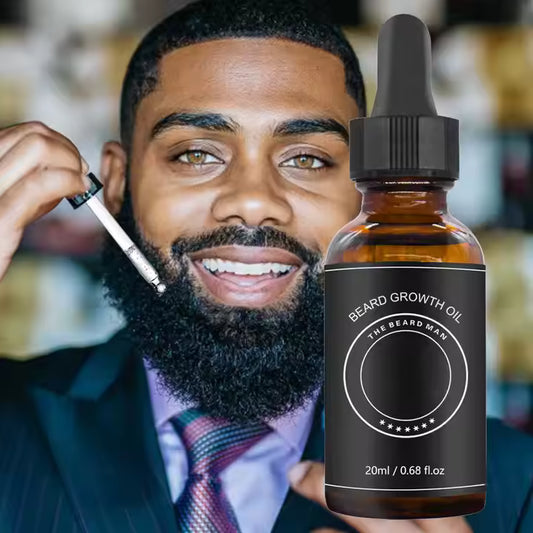Beard Growth Oil – 100% Pure &amp; Natural Formula for Men