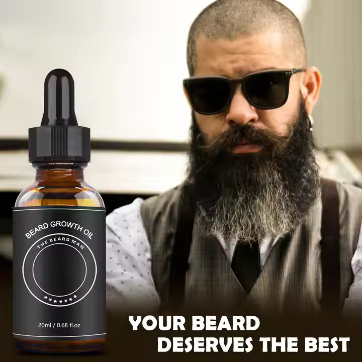 Beard Growth Oil – 100% Pure &amp; Natural Formula for Men