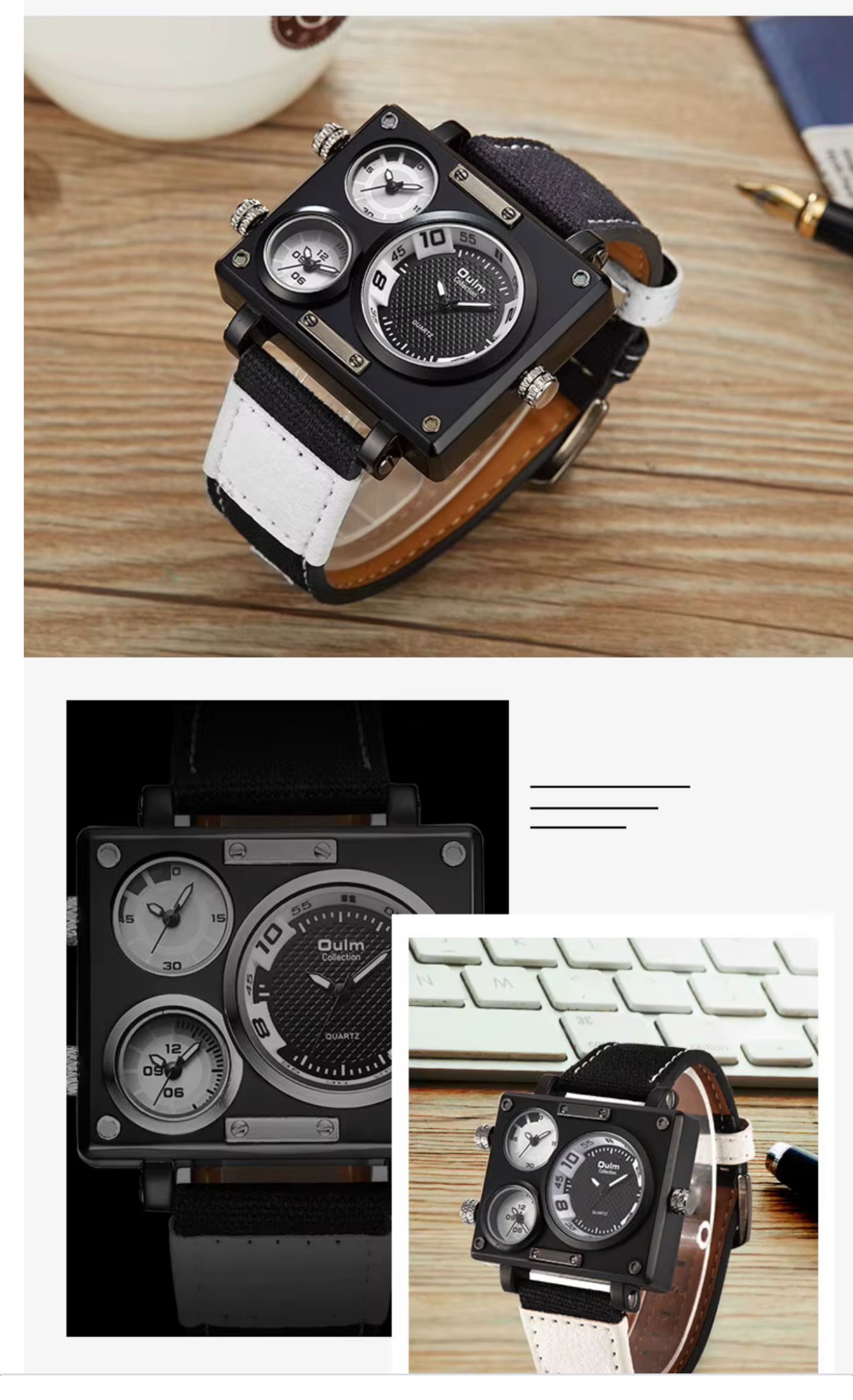 Oulm 3595 Men’s Luxury Business Watch