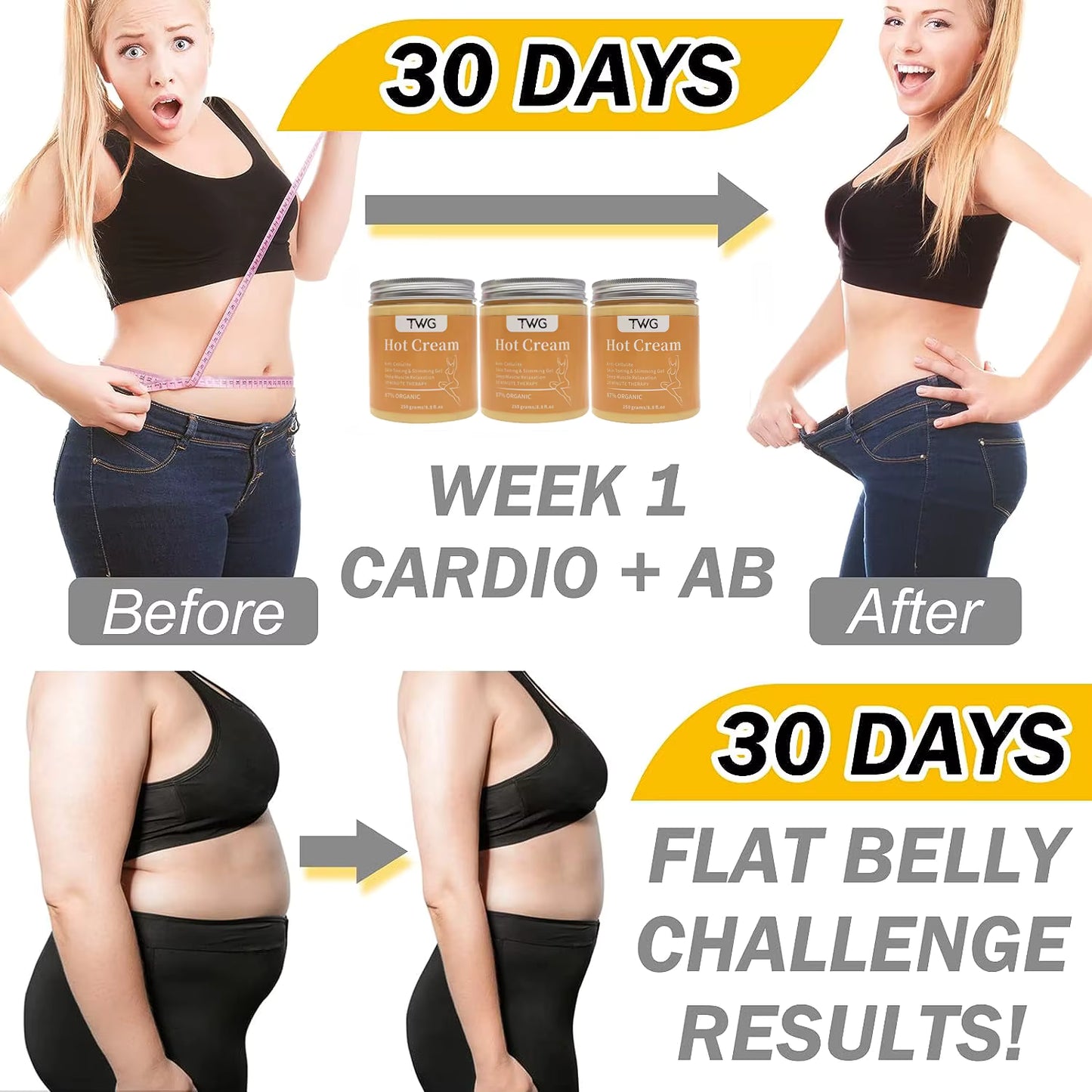 TWG 250g Fat Burning Cream