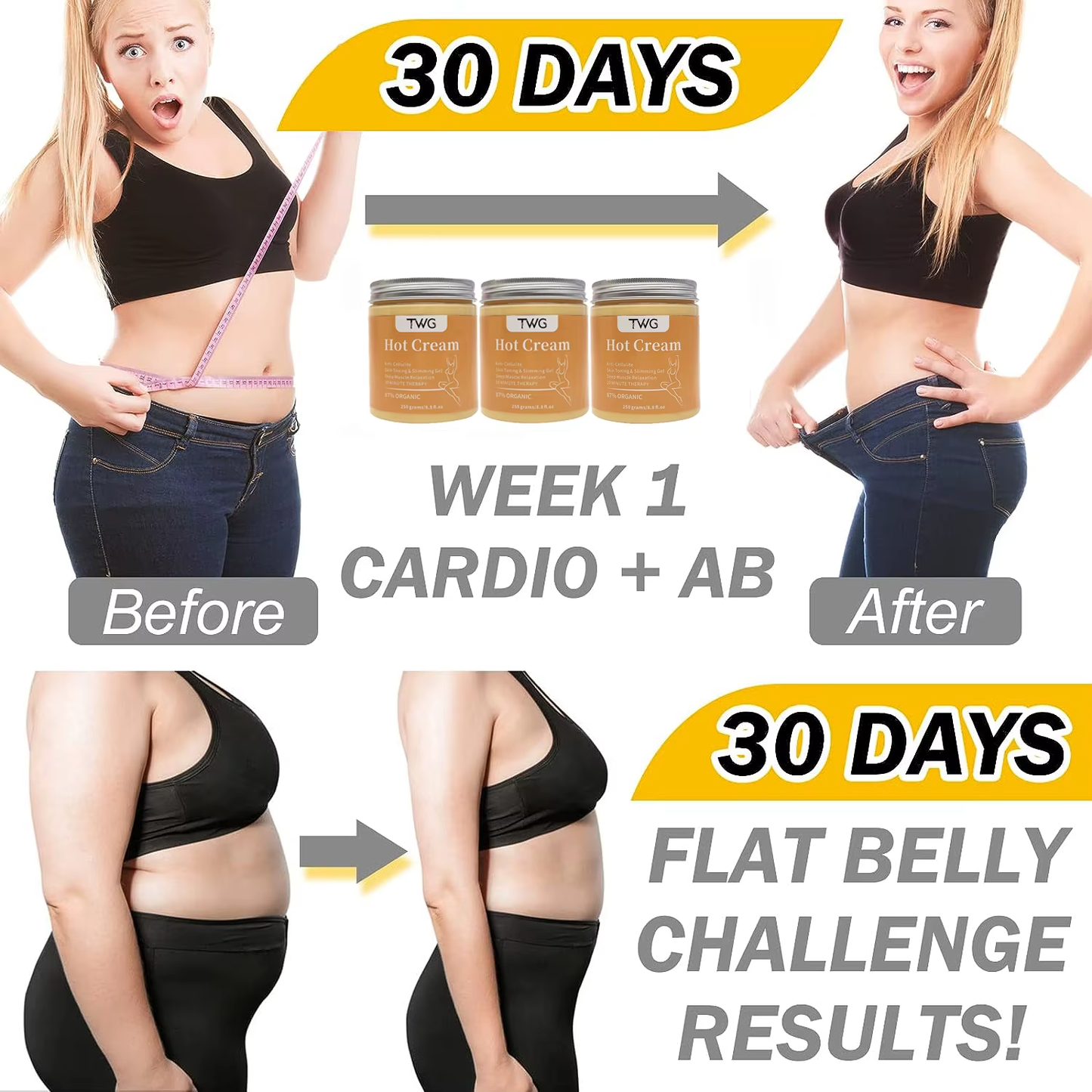 TWG 250g Fat Burning Cream